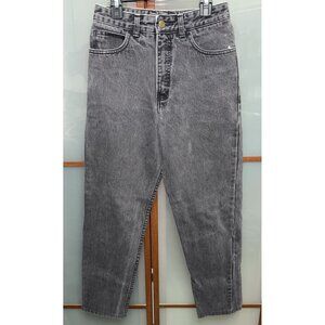 Guess By Georges Marciano Vintage 80s Denim Jeans USA Black Acid Wash Size 28x26
